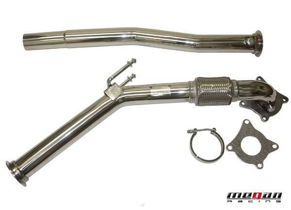 Volkswagen Jetta Megan Racing Exhaust Downpipe - T304 Stainless Steel - MR-SSDP-VWG0620T thumbnail 2
