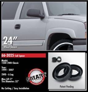 ReadyLift Coil Spacer Suspension Leveling Kit - 2 Inch Lift 32.5 Inch Max Tire D