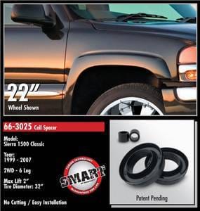 ReadyLift Coil Spacer Suspension Leveling Kit - 2 Inch Lift 32.5 Inch Max Tire D thumbnail 2