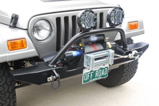 Jeep Wrangler Hyline Standard Front Bumper Assembly - TJ-YJ-10SFB thumbnail 2