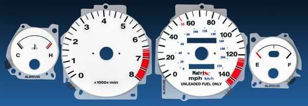 Reverse Speed Glo Gauges - 11070