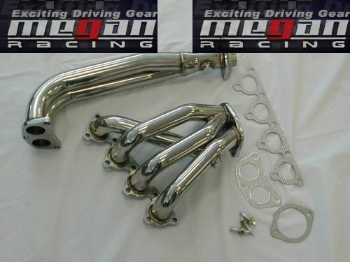 Kia Sephia Megan Racing Exhaust Header - T304 Stainless Steel - MR-SSH-KS18