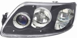 Blue Projector Headlights with Black Housing - 1PC - 91170