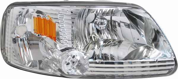 Diamond Back Headlights with LED Lights - 1PC - 0911341CA