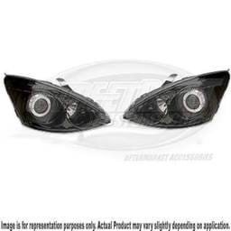 I-Tech Projector Headlights with Chrome Housing and Blue Lights - 02KSFU00PCBRIM
