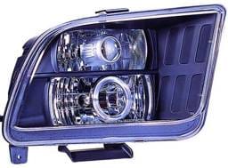 Ford Mustang IPCW Headlights - Projector with Rings - 1 Pair - CWS-522B2