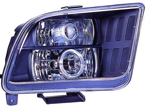 Ford Mustang IPCW Headlights - Projector with Rings - 1 Pair - CWS-522B2