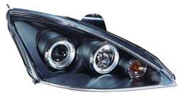 Ford Focus IPCW Headlights - Projector with Rings - 1 Pair - CWS-525B2