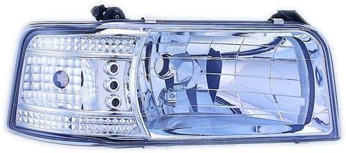 Ford F250 IPCW Headlights - Diamond Cut with Corners - 1 Pair - CWS-530C2