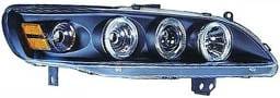 Honda Accord IPCW Headlights - Projector with Rings with Amber Reflector - 1 Pair - CWS-712B2