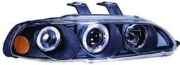 Honda Civic 4DR IPCW Headlights - Projector with Rings & Corners with Amber Reflector - 1 Pair - CWS-720B2