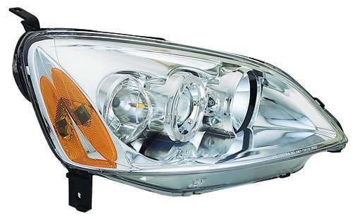 Honda Civic IPCW Headlights - Projector with Rings with Amber Reflector - 1 Pair - CWS-736C2