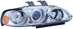 Honda Civic IPCW Headlights - Projector with Rings & Corners with Amber Reflector - 1 Pair - CWS-719C2