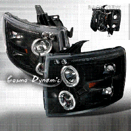Silverado Headlights Dual Halo
