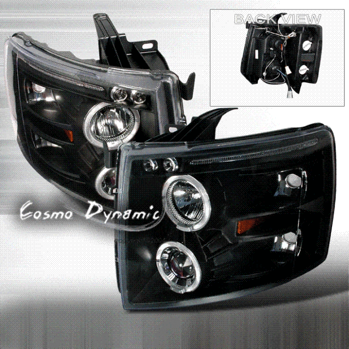 Silverado Headlights Dual Halo
