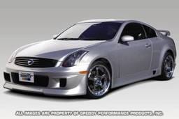 Infiniti G35 2DR Greddy Gracer Aero-Style Front Bumper Spoiler - Fiber Reinforced Plastic - 17020191