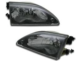 Ford Mustang Euro Black Headlights