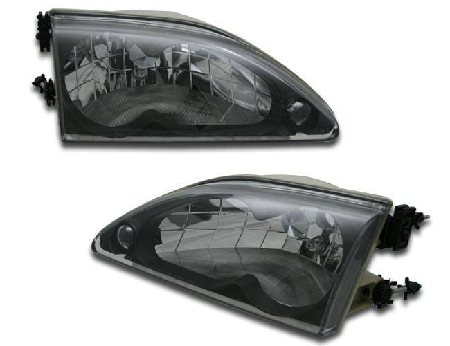 Ford Mustang Euro Black Headlights