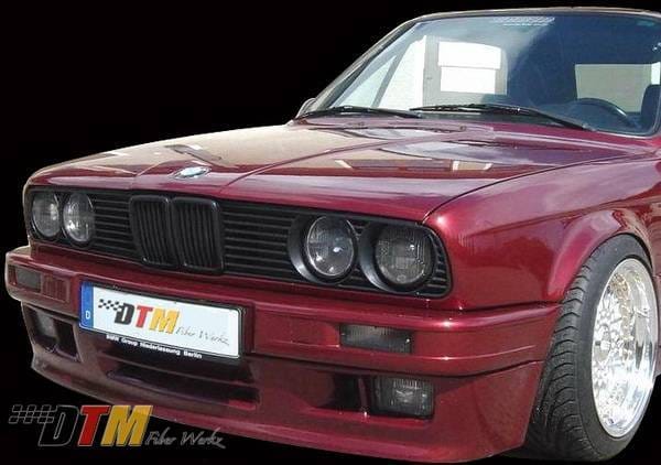 BMW 3 Series DTM Fiberwerkz Mtech II Style Front Bumper - E30-MTECH-II thumbnail 4
