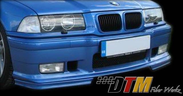 BMW 3 Series DTM Fiberwerkz LTW Velocity Style Front Corner Splitter - E36ltwveloci