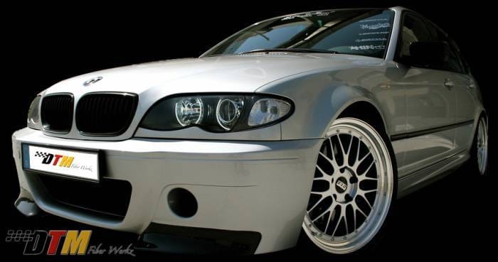 BMW 3 Series DTM Fiberwerkz CSL V1 Style Front Bumper - E46 CSL V1 S thumbnail 2