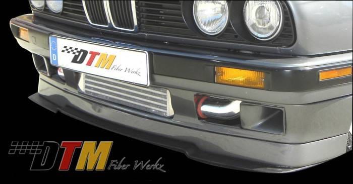 BMW 3 Series DTM Fiberwerkz IS Style Front Splitter - E30 IS Split