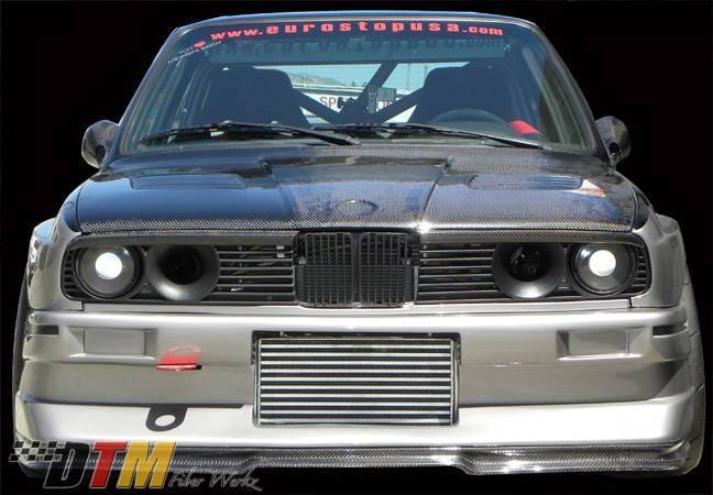 BMW 3 Series DTM Fiberwerkz Evo R Style Front Bumper - E30 Evo R St