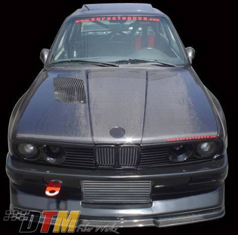 BMW 3 Series DTM Fiberwerkz Evo R Style Front Bumper - E30 Evo R St thumbnail 2