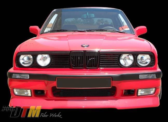 BMW 3 Series DTM Fiberwerkz E36 M3 Style Front Bumper - E30 E36 M3 S thumbnail 2