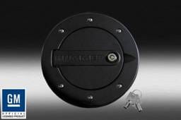 Hummer H2 Defenderworx Locking Fuel Door - Black - H2PPB08030