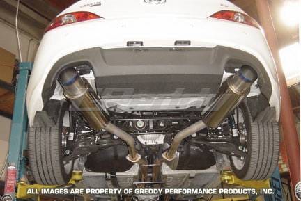 Hyundai Genesis Greddy Racing Ti-C Catback Exhaust System with Dual Mufflers - 10107901