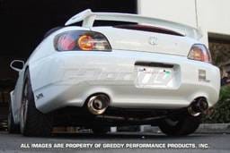 Honda S2000 Greddy Racing Ti-C Catback Exhaust System with Dual Mufflers - 10157910