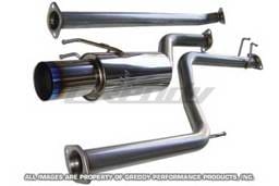 Honda Civic 4DR Greddy Racing Ti-C Catback Exhaust System - 10157917