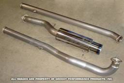 Mitsubishi Lancer Greddy Competition Ti-C Turbo-Back Exhaust System with Downpipe - 10138000