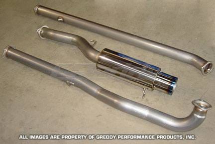 Mitsubishi Lancer Greddy Competition Ti-C Turbo-Back Exhaust System with Downpipe - 10138000