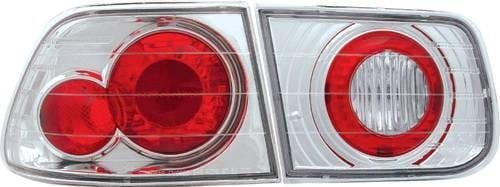 Honda Civic 2DR IPCW Taillights - Crystal Eyes - M3 Style with LED Turn - 1PC - CWT-729C2