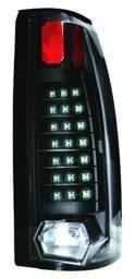 Cadillac Escalade IPCW Taillights - 21 LEDs - Bermuda Black - 1 Pair - LEDT-301CB