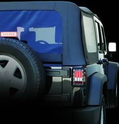 Jeep Wrangler IPCW Taillights - LED - 1 Pair - LEDT-420C