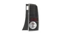 Black LED Euro Taillights - MTX-09-4008-LB