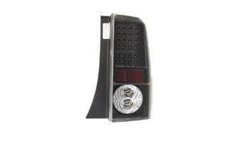 Black LED Euro Taillights - MTX-09-4008-LB