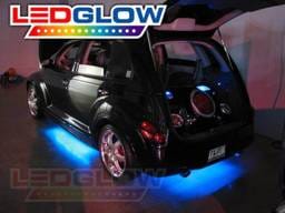BLUE Wireless remote LED under car kit