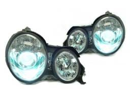 Chrome - HID Xenon Euro Headlights 00-02