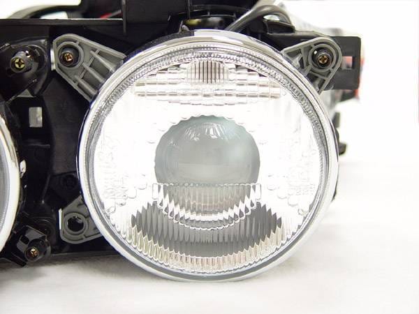 BMW 3 Series DTM Fiberwerkz Euro Smiley Projector Headlights - E30smokedhea thumbnail 3