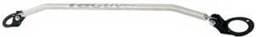 Ford Focus Ractive Type 8 Strut Bar - Brushed Aluminum - F060BA