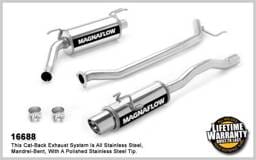 Magnaflow Single Exit Stainless Steel Cat-back System - 16688