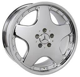 18 inch 5 Spoke Chrome - 4 wheel set