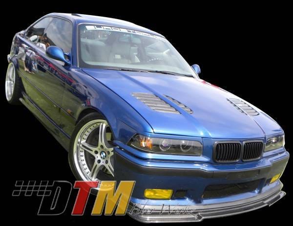 BMW 3 Series 2DR DTM Fiberwerkz GTR Vented Style Hood- CFRP - E36-GTR-VENT thumbnail 2
