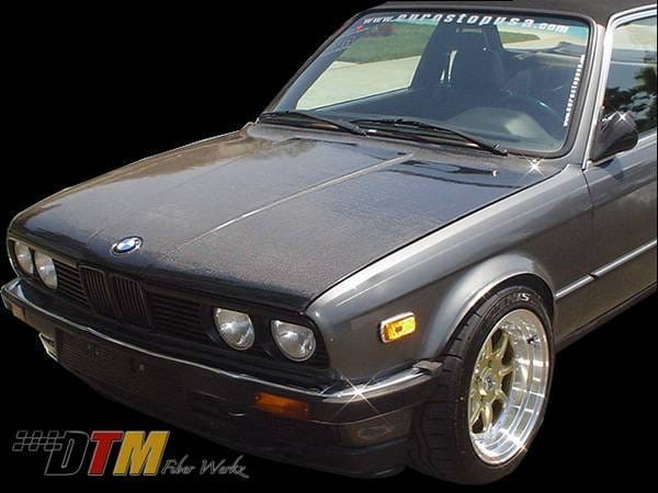 BMW 3 Series DTM Fiberwerkz OEM Style Hood - FRP - E30-OEM-STYL thumbnail 2