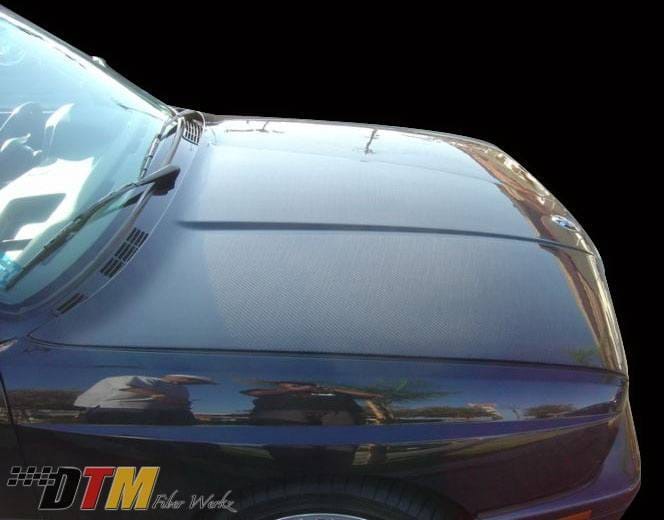BMW 3 Series DTM Fiberwerkz OEM Style Hood thumbnail 4