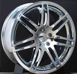 19 Inch 580 Chrome - 4 Wheel Set